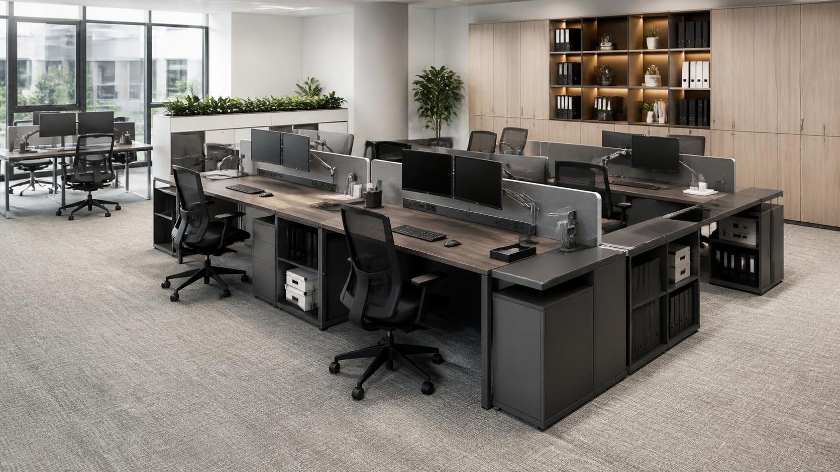 How to size a modular systems furniture workstation for daily use