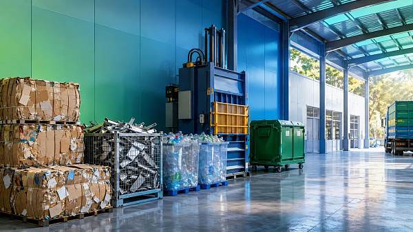 When do recycling solutions reduce waste disposal costs for businesses?