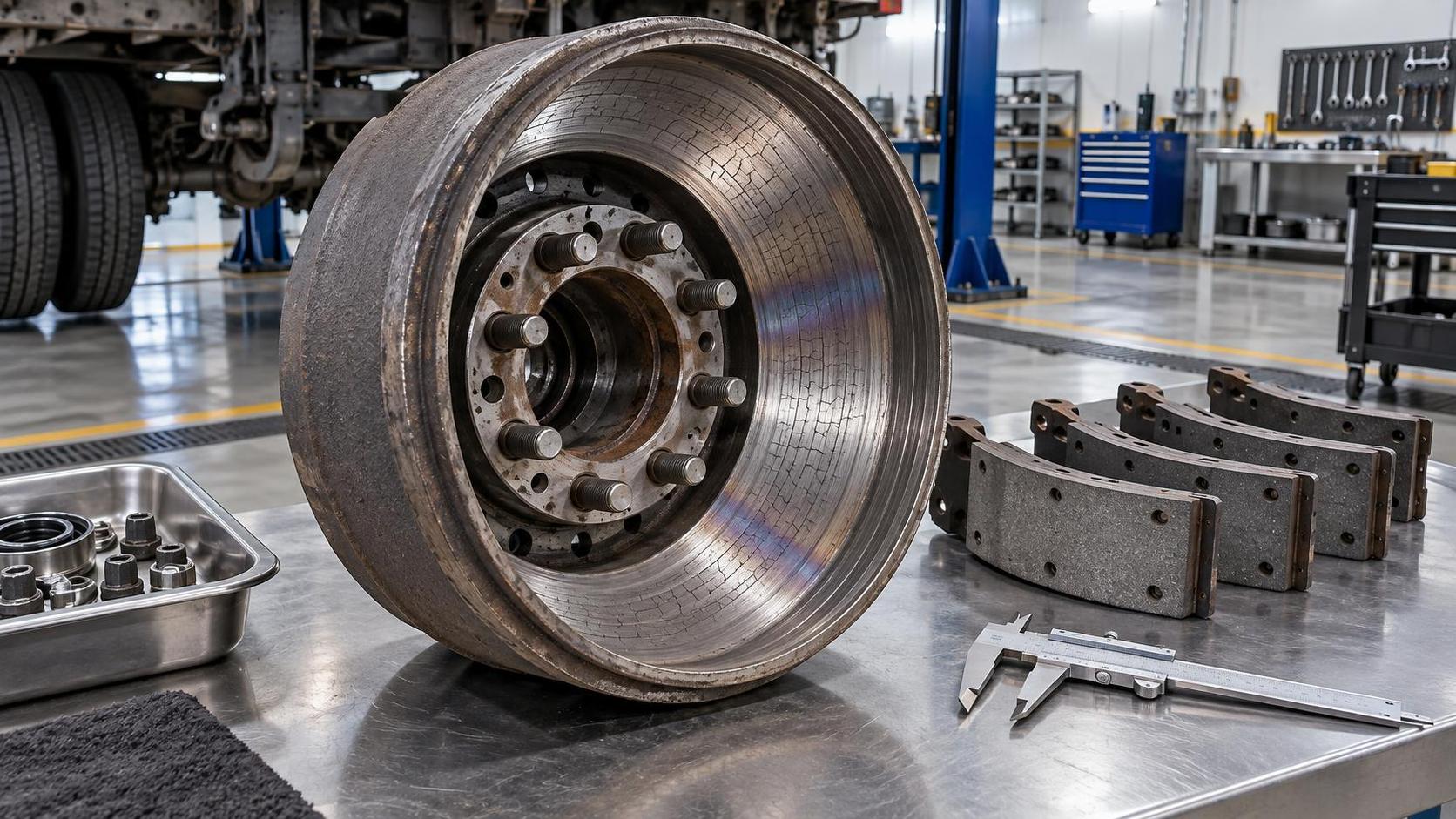 Why Semi Trailer Brake Drums Crack: Wear Patterns and Prevention