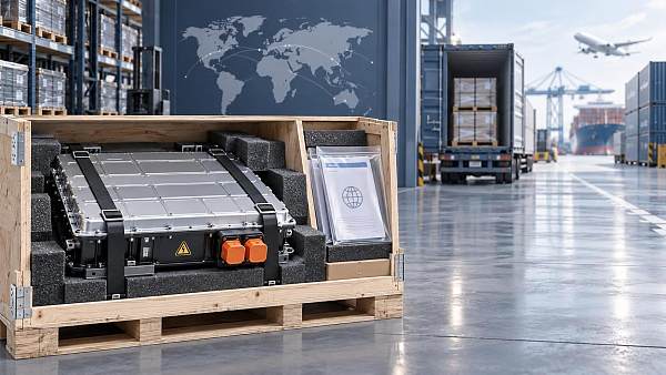 What does UN 38.3 testing cover for EV battery shipments?