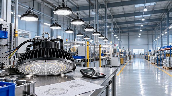 How to calculate payback on energy-saving lighting for factories