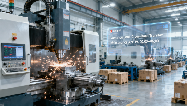 Wenzhou Bank Cross-Bank Transfers Suspended on Apr 19, 2026 — Impact on CNC Tools Exporters