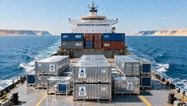 Iran Bans Israel-Linked Vessels in Strait of Hormuz: Wastewater Equipment Delivery Delays in Middle East