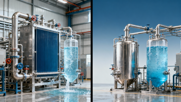 Water purification methods compared for high-TDS source water