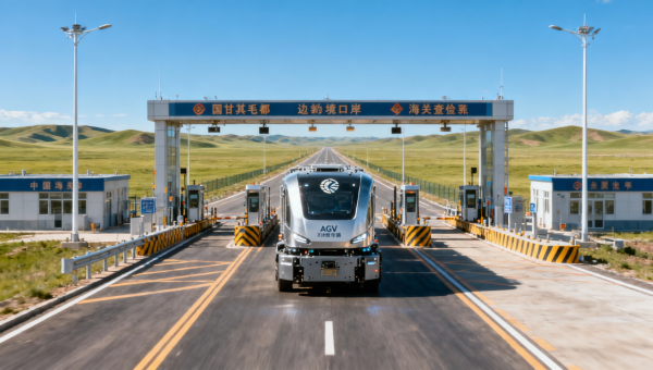 Ganqimoduo Border Port Launches Cross-Border AGV Transport