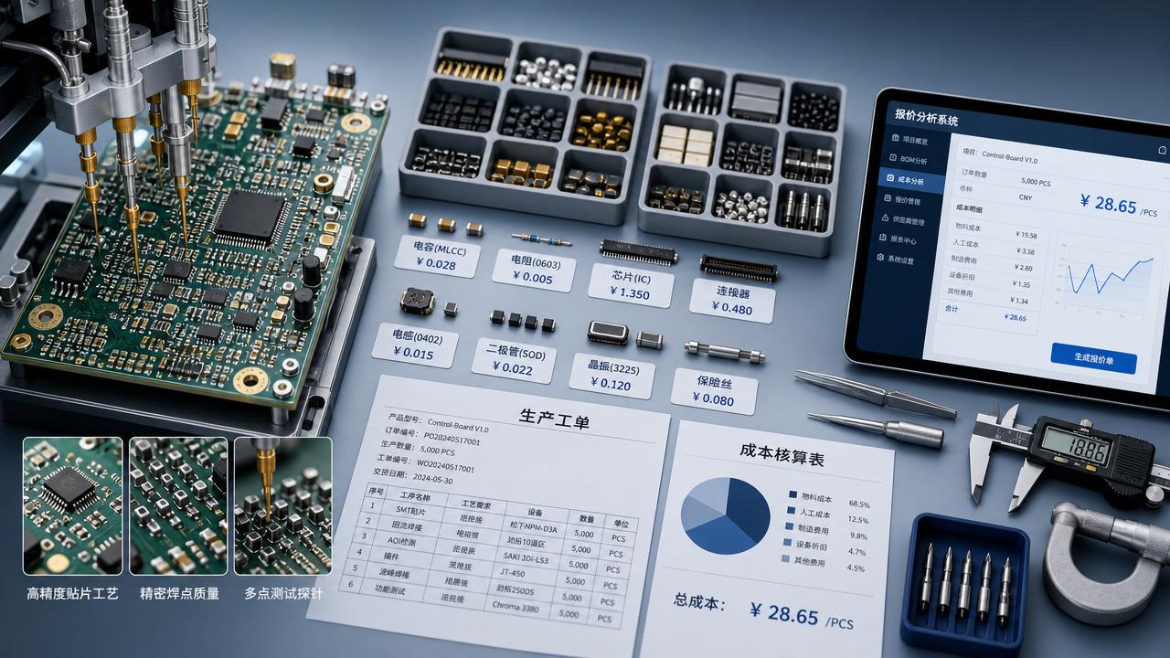 PCBA Manufacturing Cost Breakdown: What Drives Unit Pricing