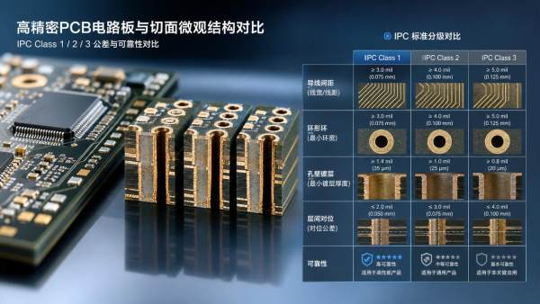 PCB Fabrication Standards Compared: IPC Classes and Tolerance Limits