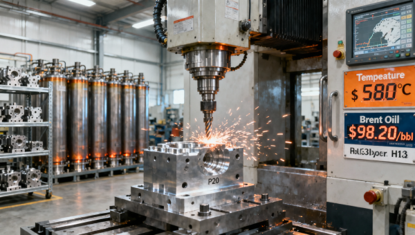 Brent Crude Hits $98/bbl, Pressuring Plastic Injection Mold Exports