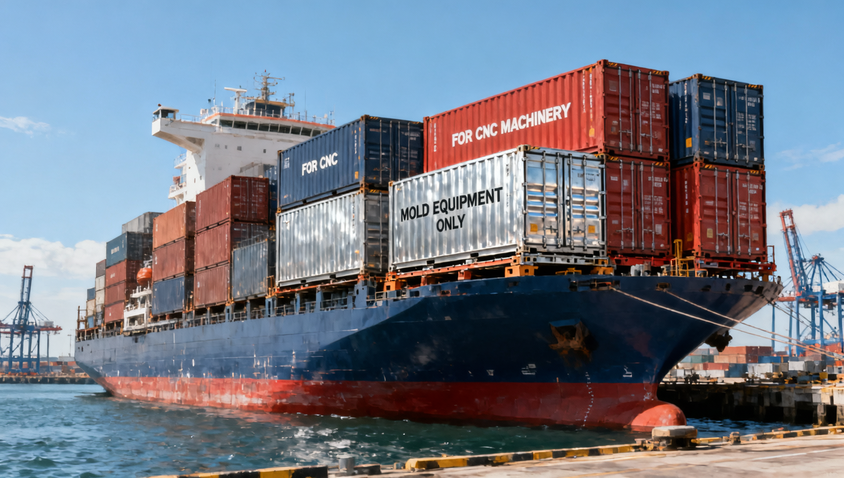COSCO Shipping Raises Q2 Transatlantic Freight Rates by 12%; CNC & Mold Equipment Space Tight