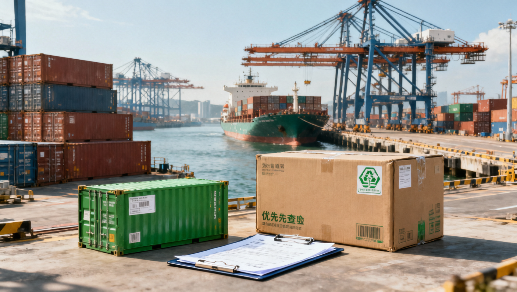 Shenzhen Port Opens Green Customs Lane for Certified Exports