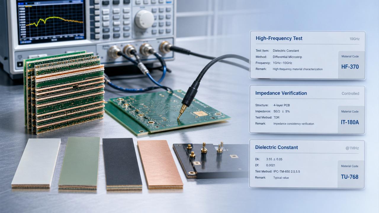PCB Dielectric Constant Benchmark Data: How to Compare Materials