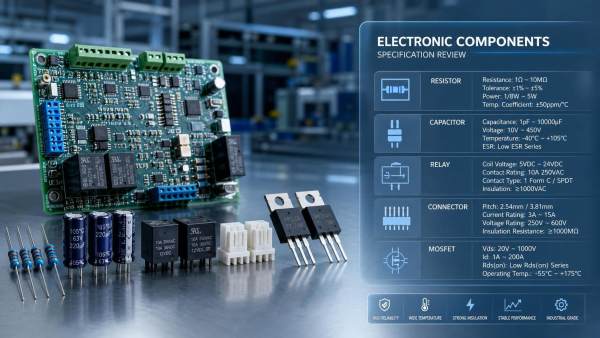Electronic Components Specifications: Key Ratings to Check First