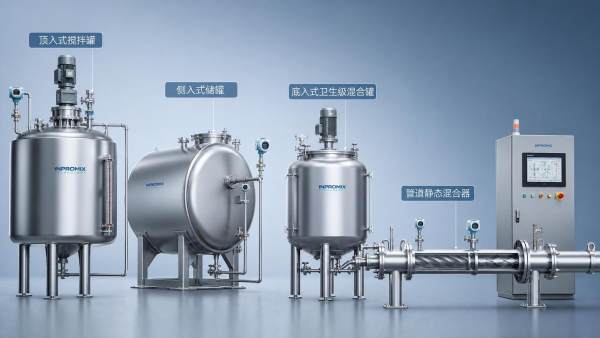 Mixing Systems Comparison for Industrial Process Control