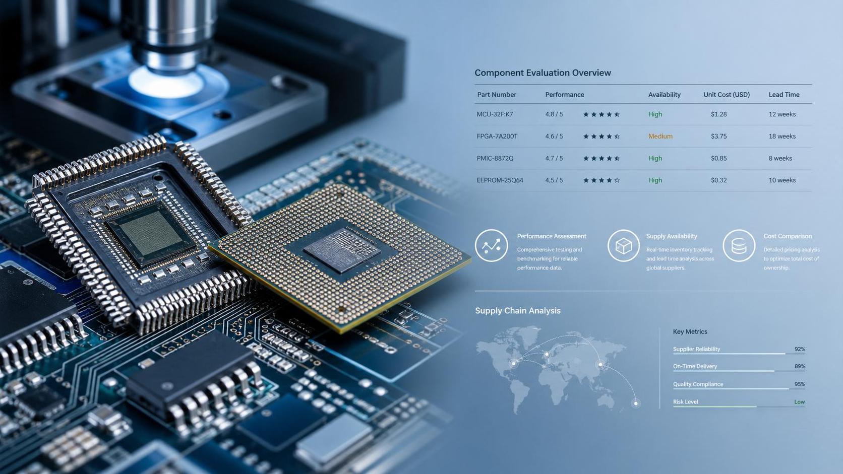 How to Evaluate Semiconductor Parts for Performance, Availability, and Cost
