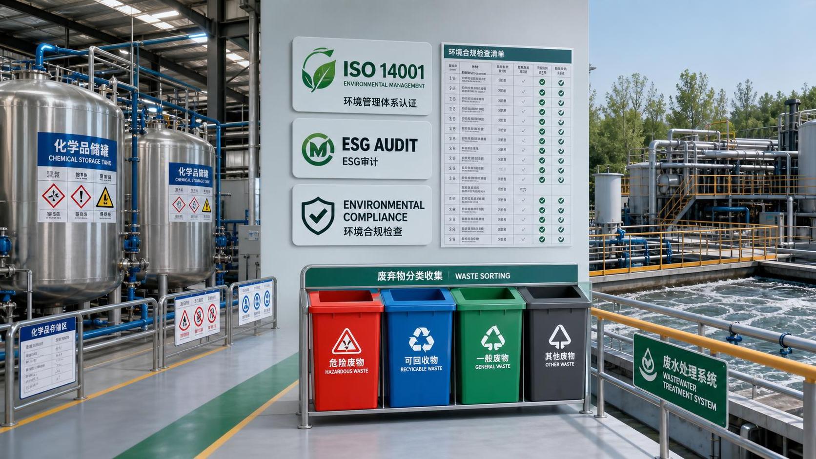 ISO 14001 ESG Audit Checklist for Factories: Key Risk Points to Review