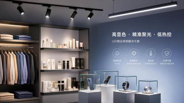 How to Choose LED Lights for Retail Display Based on CRI, Beam Angle, and Heat Control