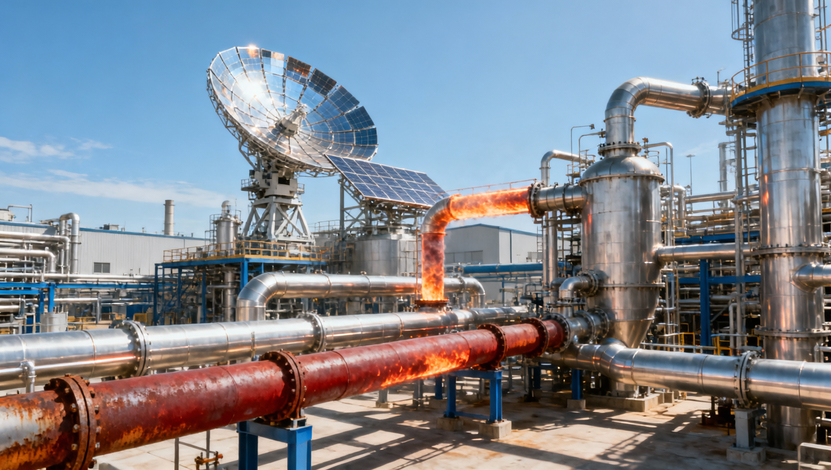 Is renewable energy reliable for continuous process operations in chemical plants?
