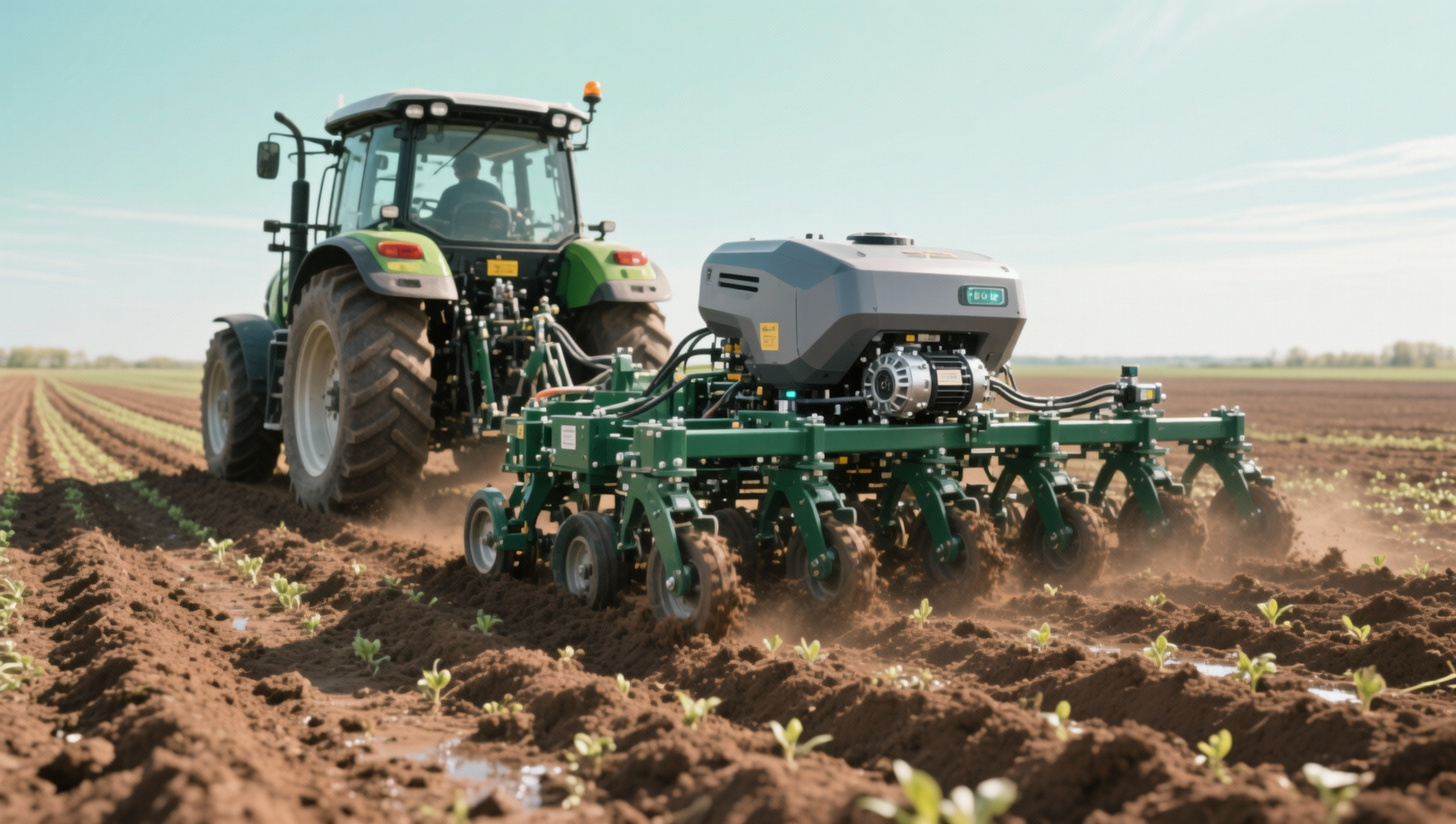 Which sustainable agriculture equipment has the lowest maintenance needs for autonomous tractors?