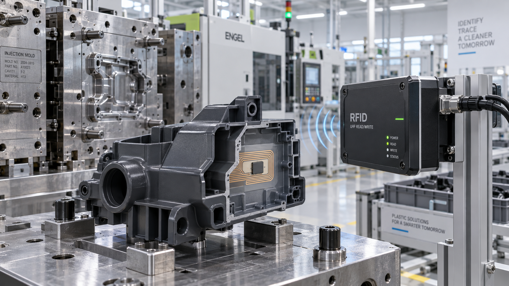 Embedding RFID Tags in Plastic Injection Molded Parts Without Read Failures