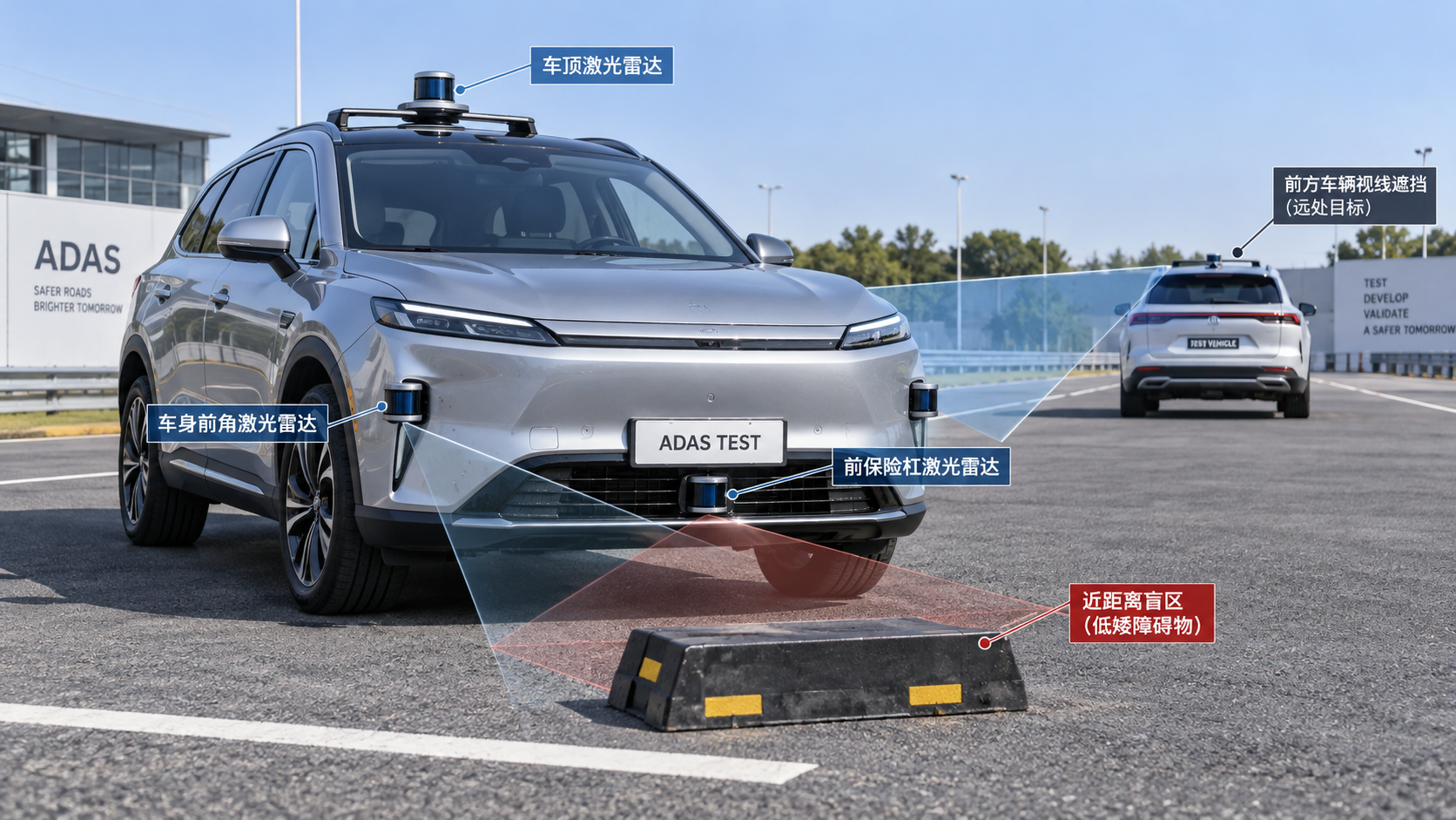 How mounting position affects ADAS LiDAR blind spots