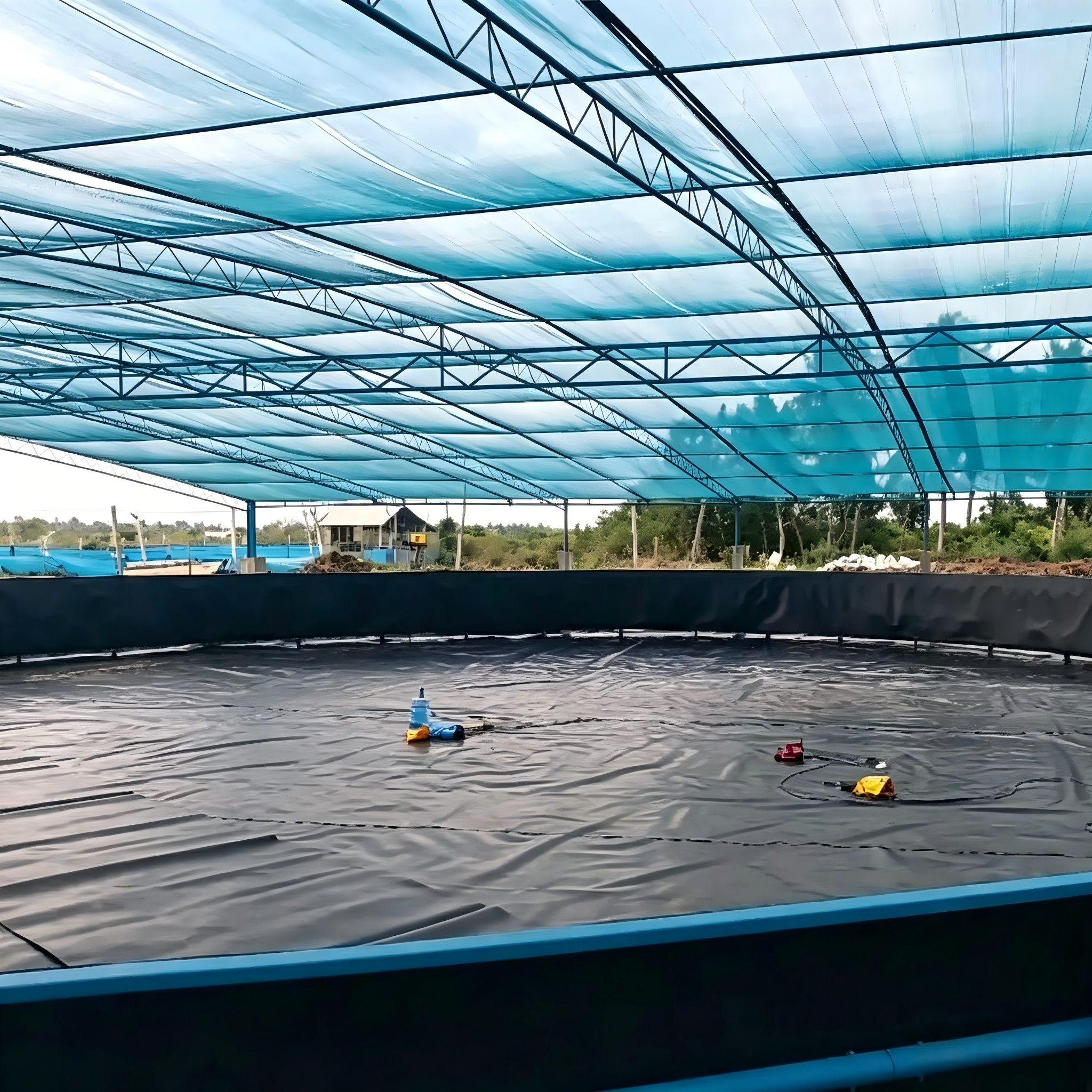 Anti-Seepage Waterproof HDPE Smooth Geomembrane for Fish Shrimp Pond Farming