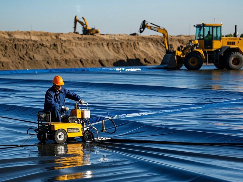 LLDPE Textured Geomembrane – When the Ground Won’t Stay Still
