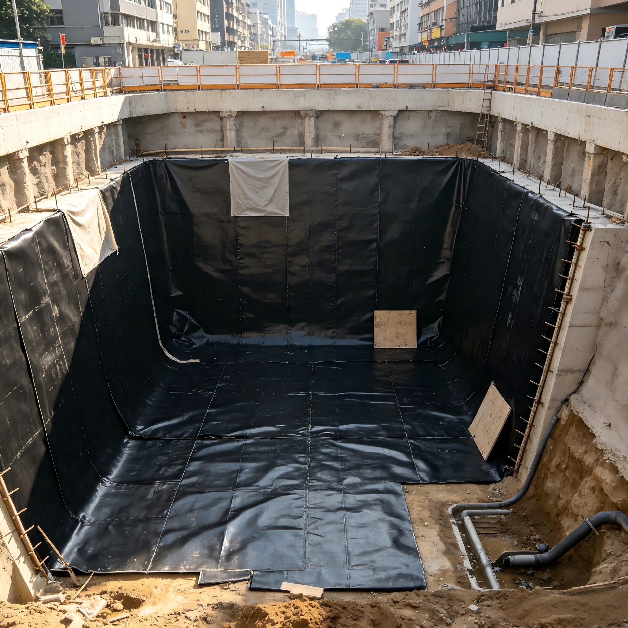 Biogas Digester Plant Storage Bag Tank Collection Covers Waterproofing Lining Mining Water Plant Membrane with Direct