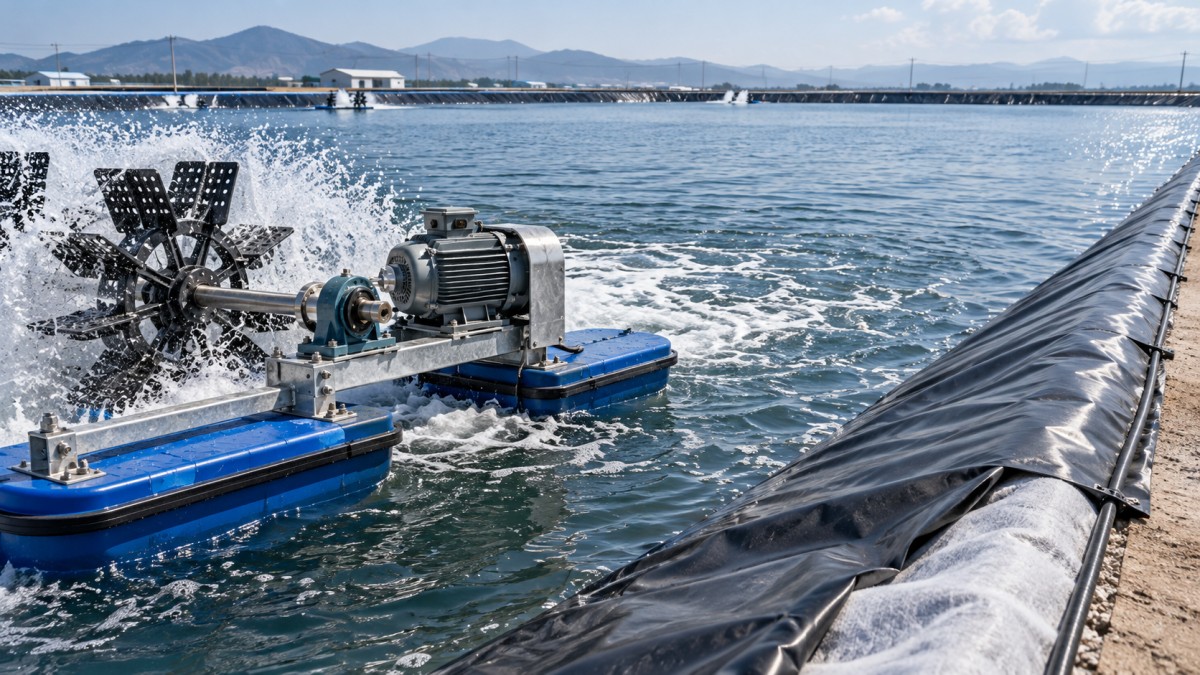 Which aquaculture aerator components need saltwater protection?