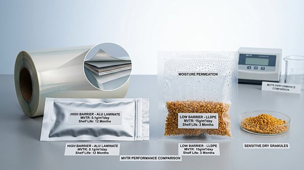 Moisture vapor transmission rate MVTR and the shelf life gap
