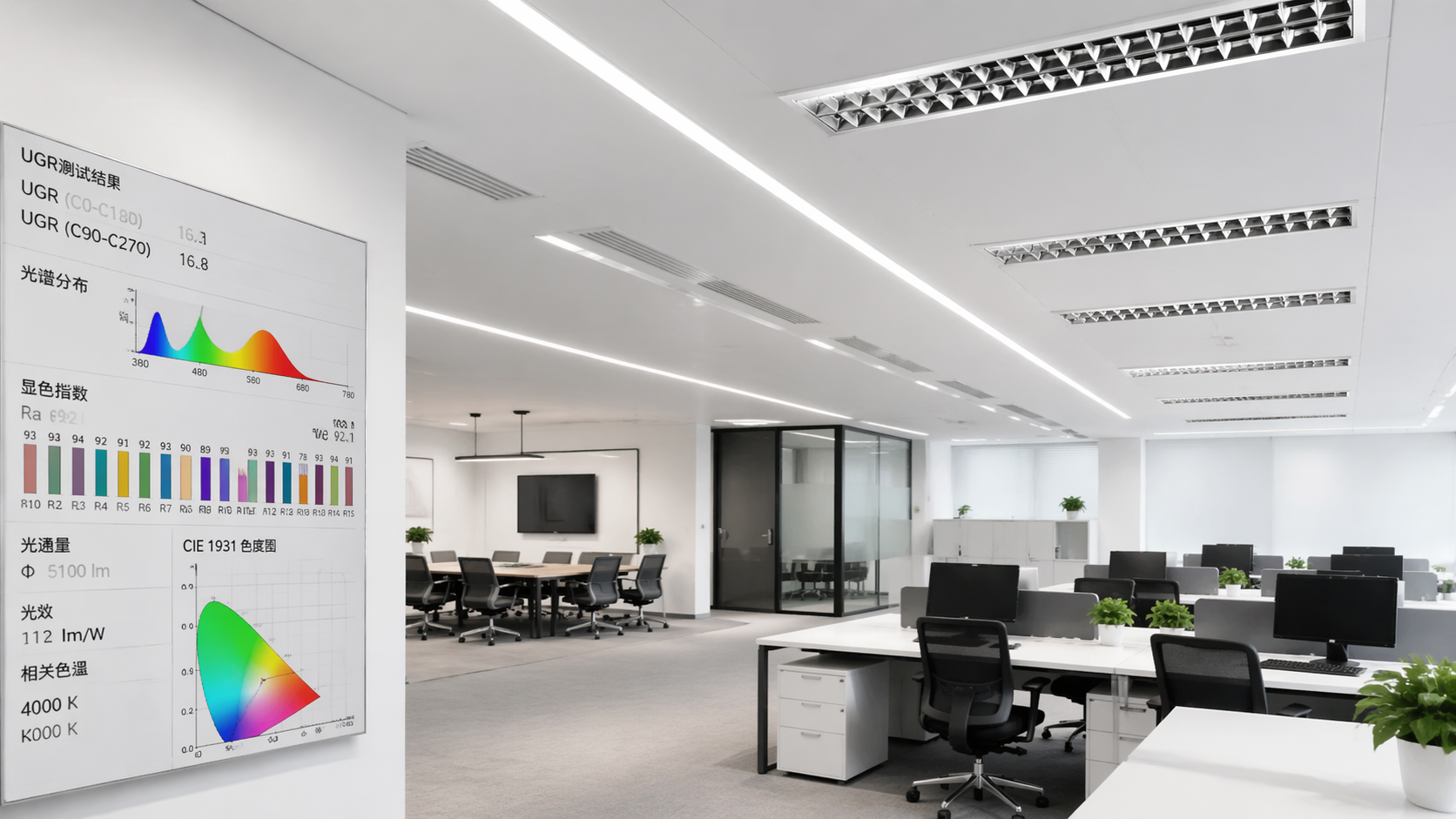How to read UGR standards for office lighting