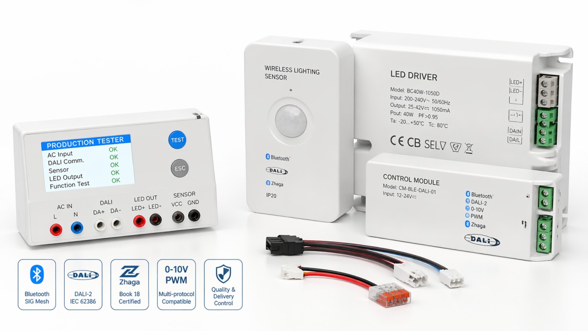 Wireless lighting sensor factory: how to avoid delays