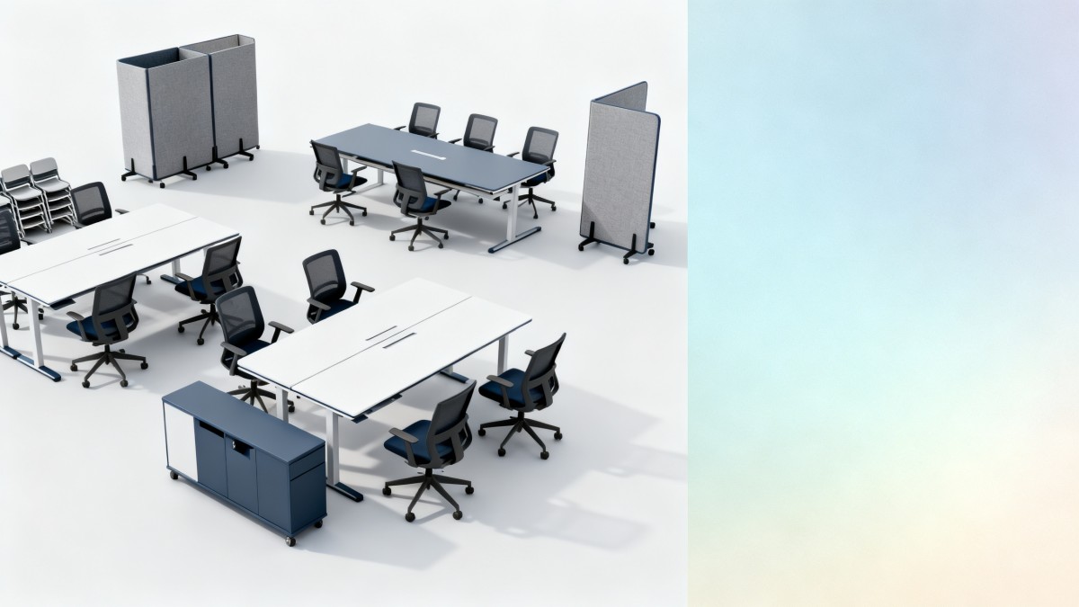 Coworking space furniture solutions that survive constant rearranging Coworking space furniture solutions that survive constant rearranging