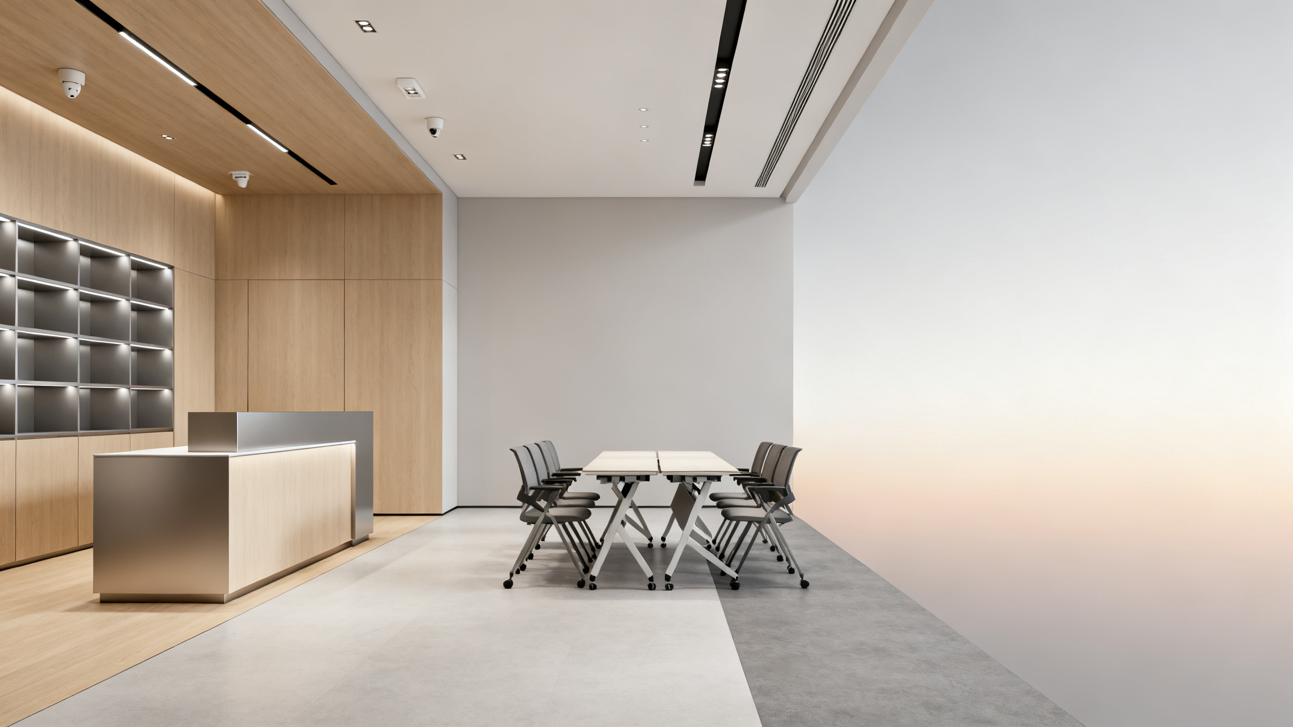 Minimalist commercial interior ideas that still support daily traffic