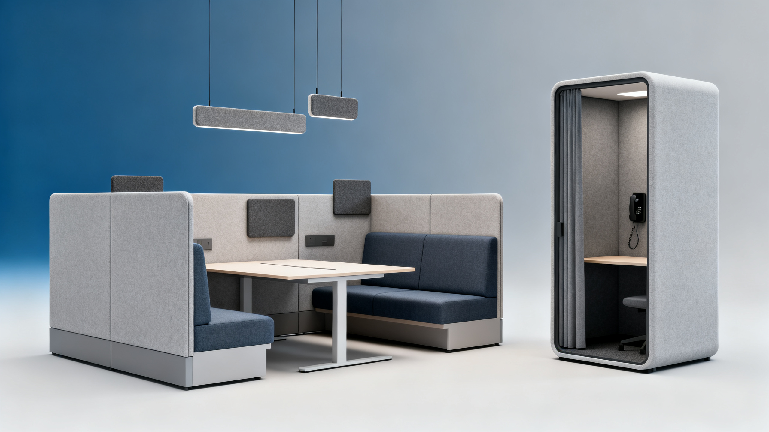 Acoustic solutions for open offices that work without full renovation