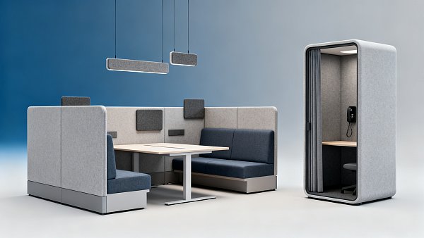 Acoustic solutions for open offices that work without full renovation