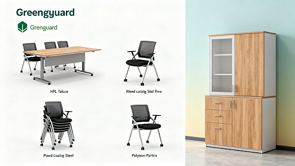 Greenguard certified commercial furniture still varies in material choices
