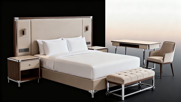 Hotel furniture manufacturers are rethinking durability in guest rooms