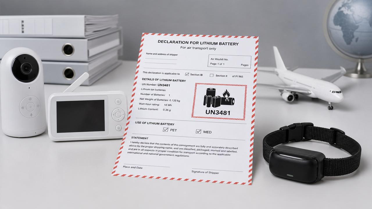 IATA Updates UN3481 Lithium Battery Declaration Template