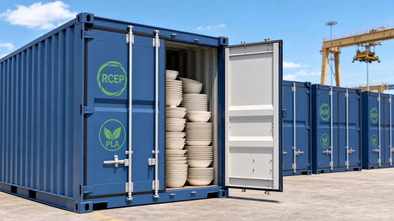 RCEP Biodegradable Materials Platform Expands: Chinese PLA Tableware Granted Indonesia Exemption