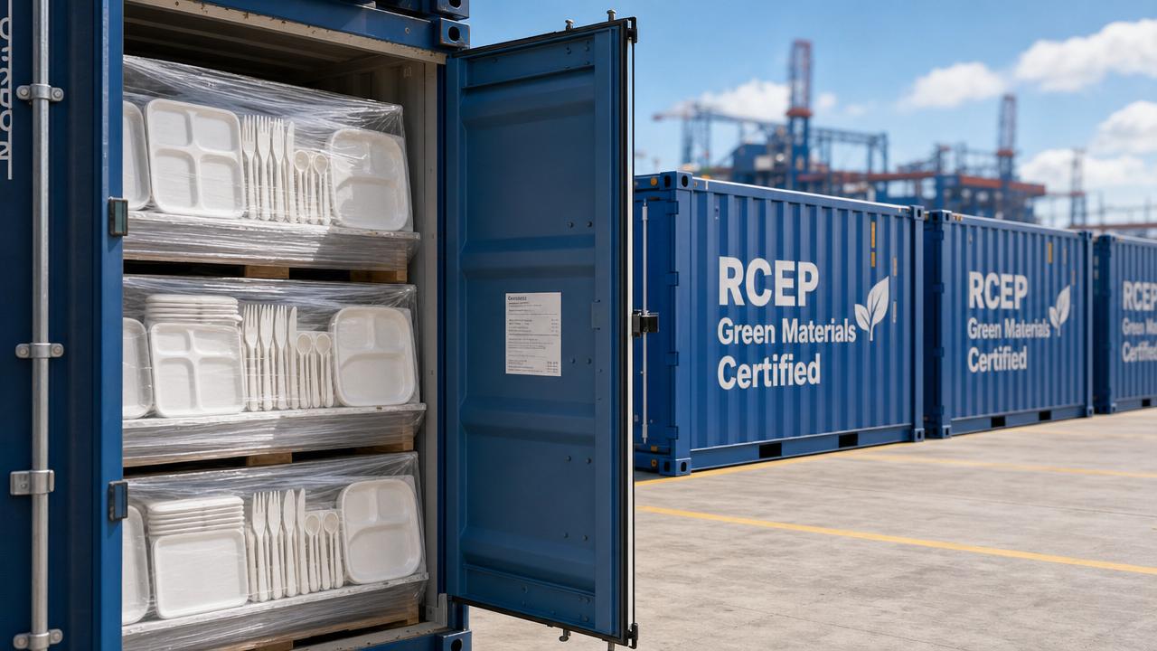 RCEP Biodegradable Materials Platform Expands: Chinese PLA Tableware Gains Indonesia Duty-Free Clearance