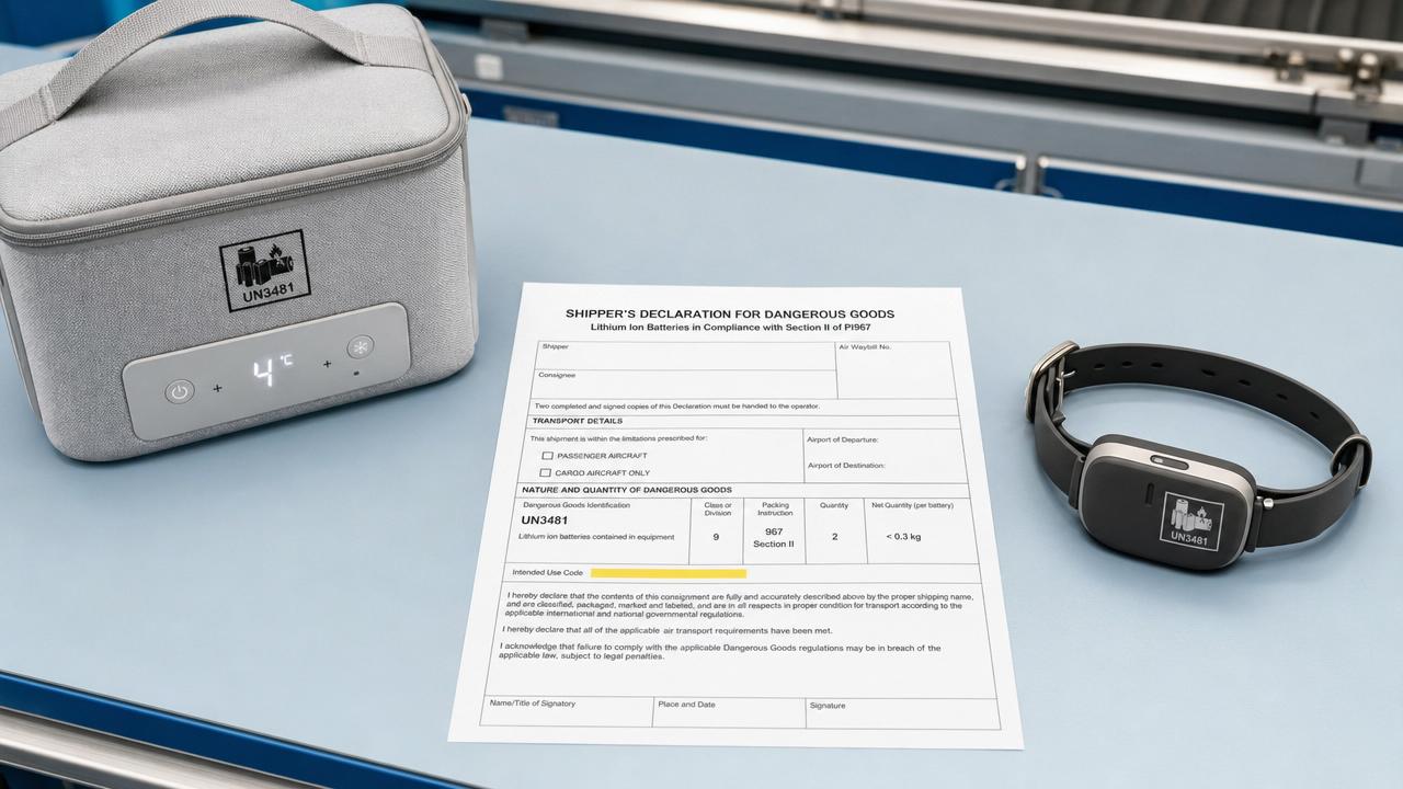 IATA Updates UN3481 Lithium Battery Declaration Template
