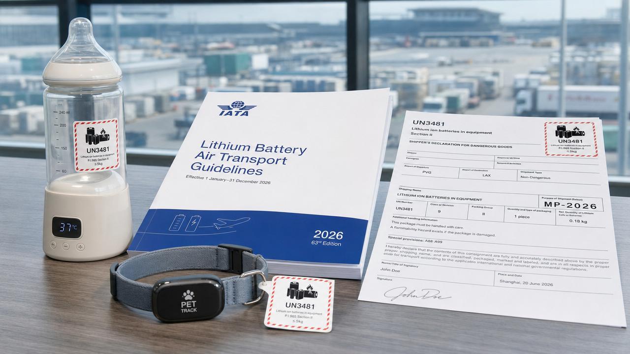 IATA Updates UN3481 Lithium Battery Declaration Template