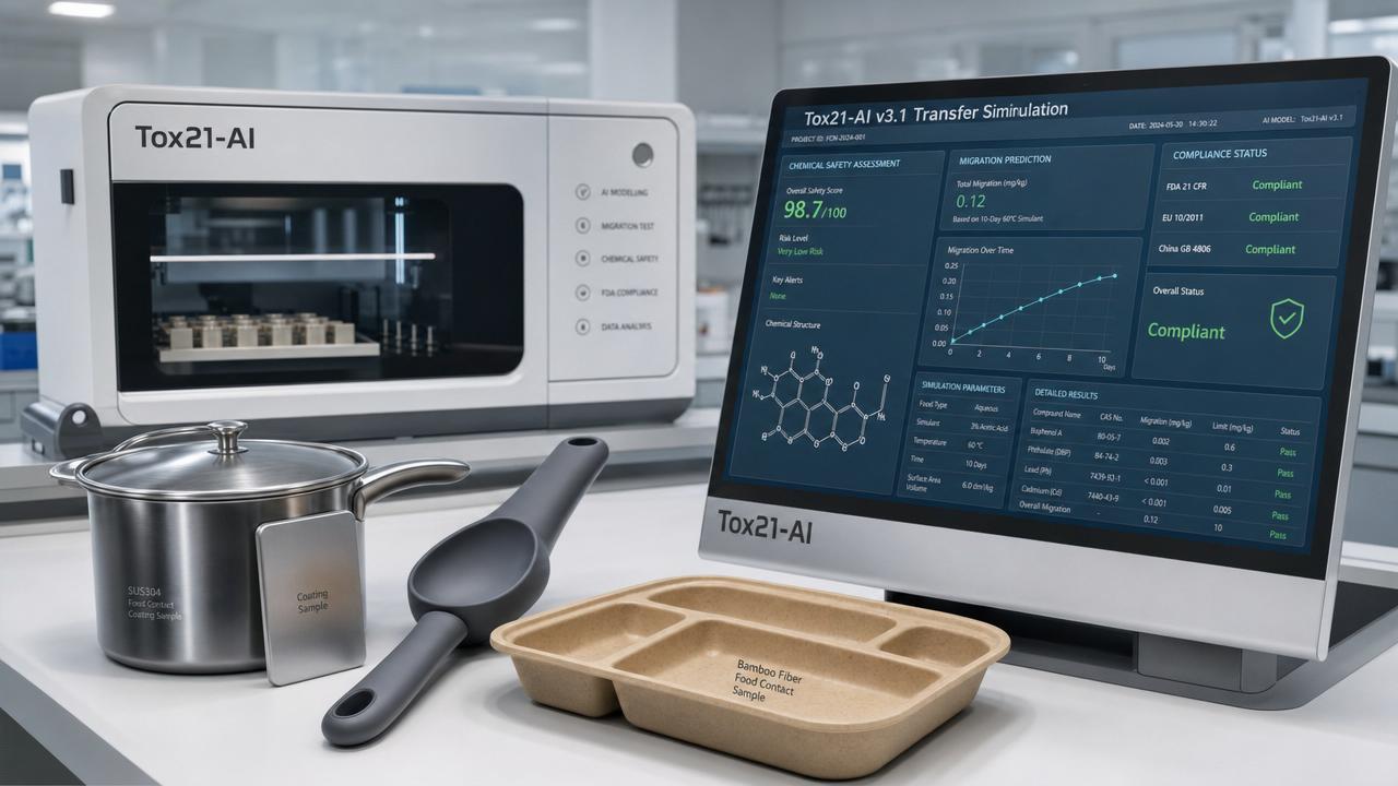 FDA Updates 21 CFR Part 111: AI Migration Modeling for Food-Contact Kitchenware