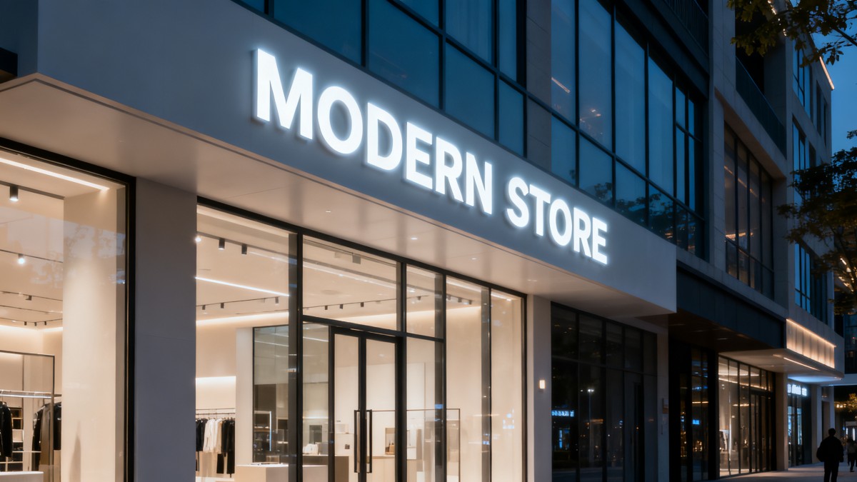 Illuminated Storefront Signs: Brightness vs Energy Use Illuminated Storefront Signs: Brightness vs Energy Use