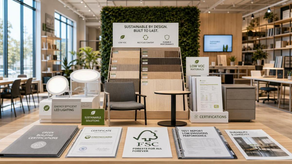 Sustainable Commercial Design Choices for Compliance Goals