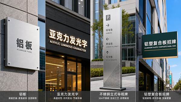 Signage Materials Compared for Long-Term Outdoor Use