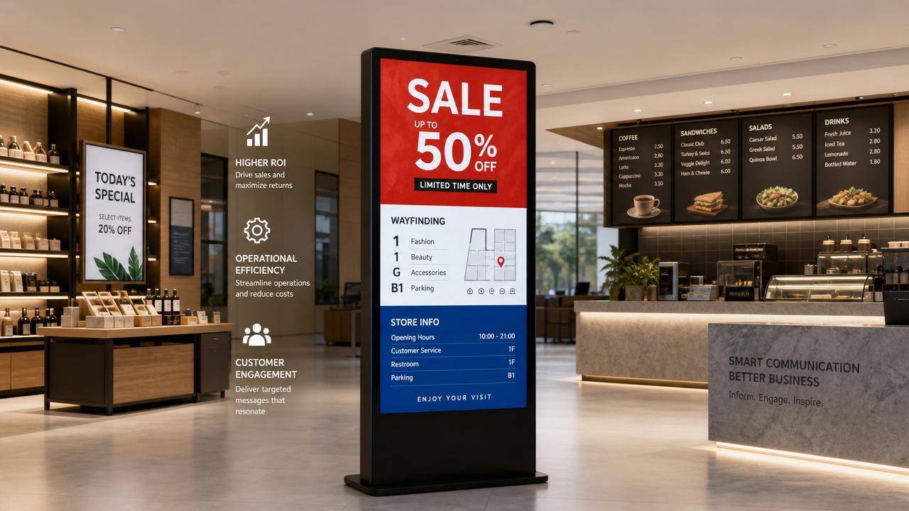Digital Signage ROI: When Smarter Screens Pay Off