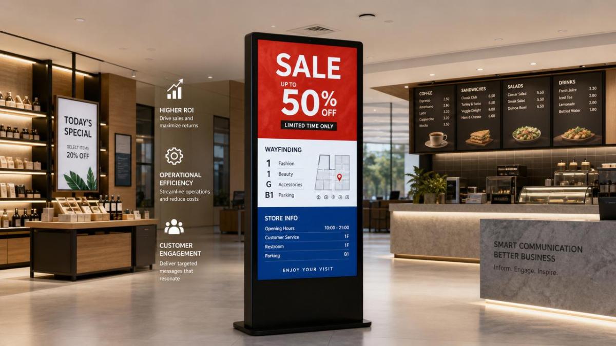 Digital Signage ROI: When Smarter Screens Pay Off Digital Signage ROI: When Smarter Screens Pay Off