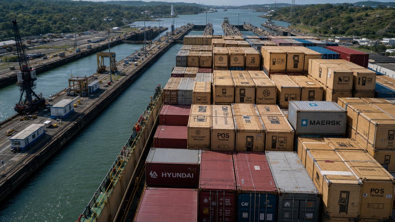 Panama Canal Draft Cut Extends Signage and POS Transit