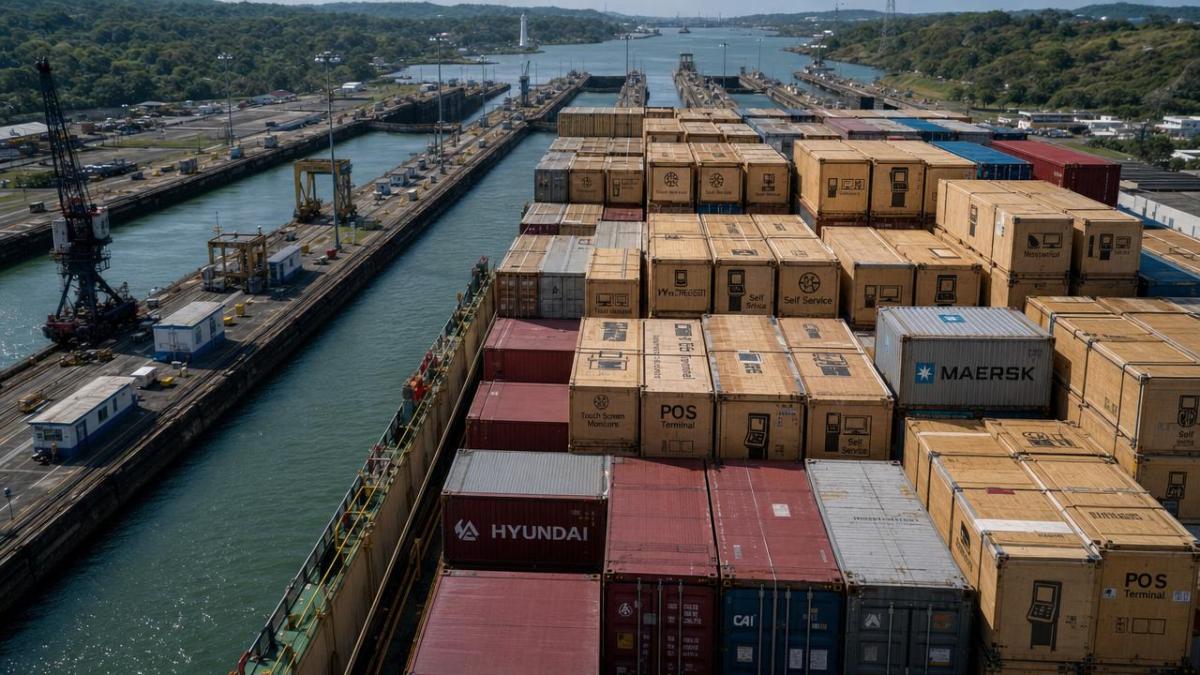Panama Canal Draft Cut Extends Signage and POS Transit Panama Canal Draft Cut Extends Signage and POS Transit